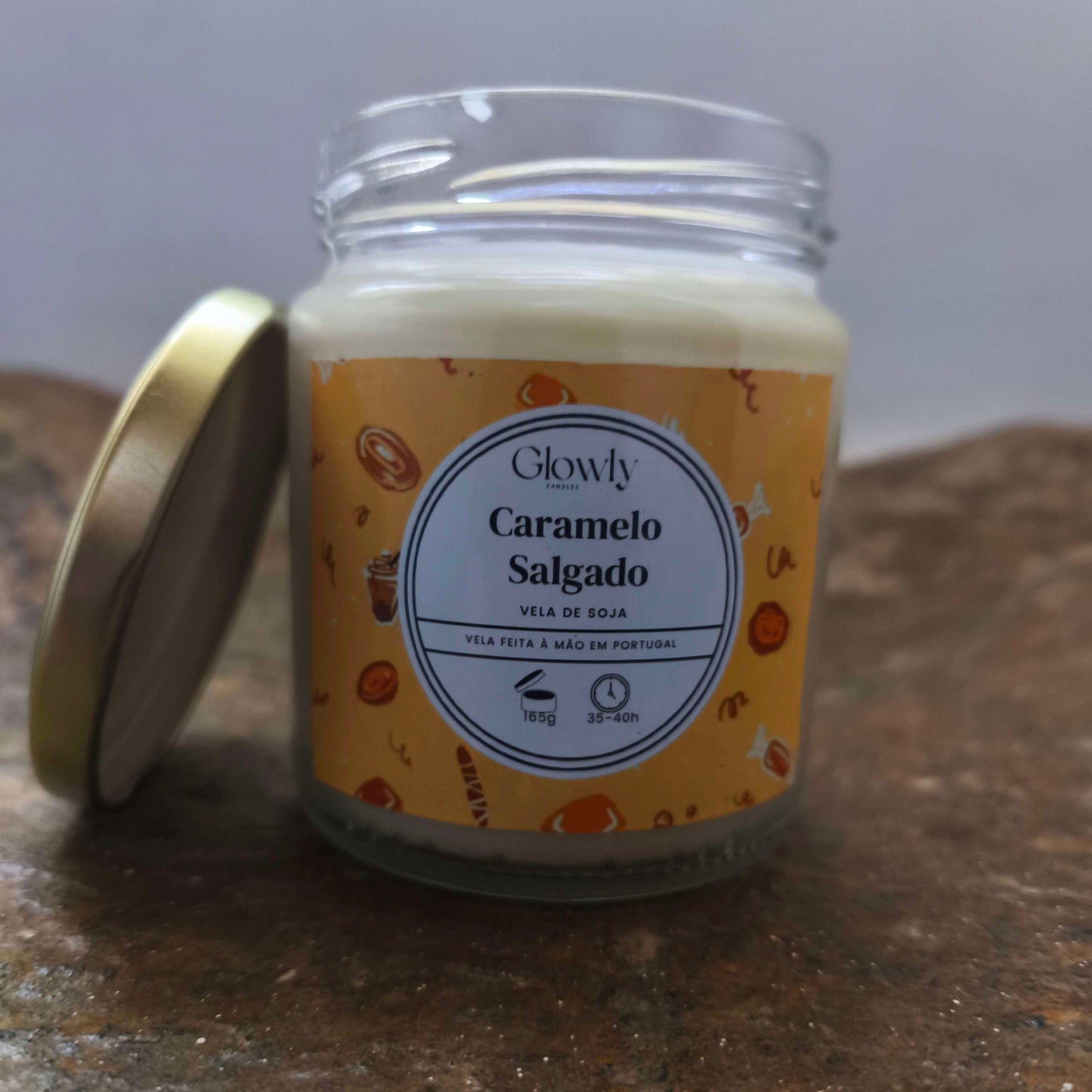 Vela Caramelo Salgado