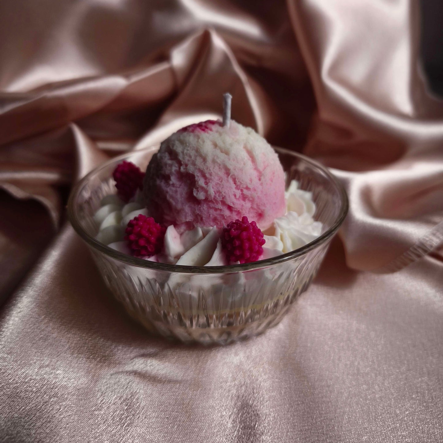 Vela Chantilly Limão e Framboesa 2