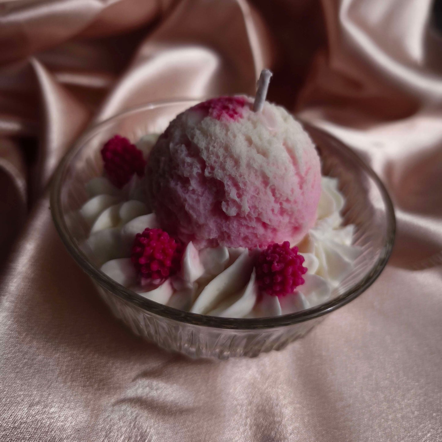 Vela Chantilly Limão e Framboesa 3