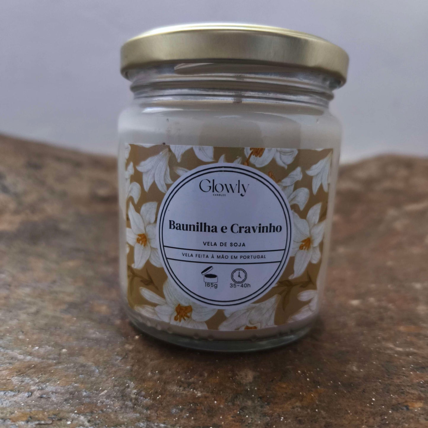 Vela de Baunilha e Cravinho