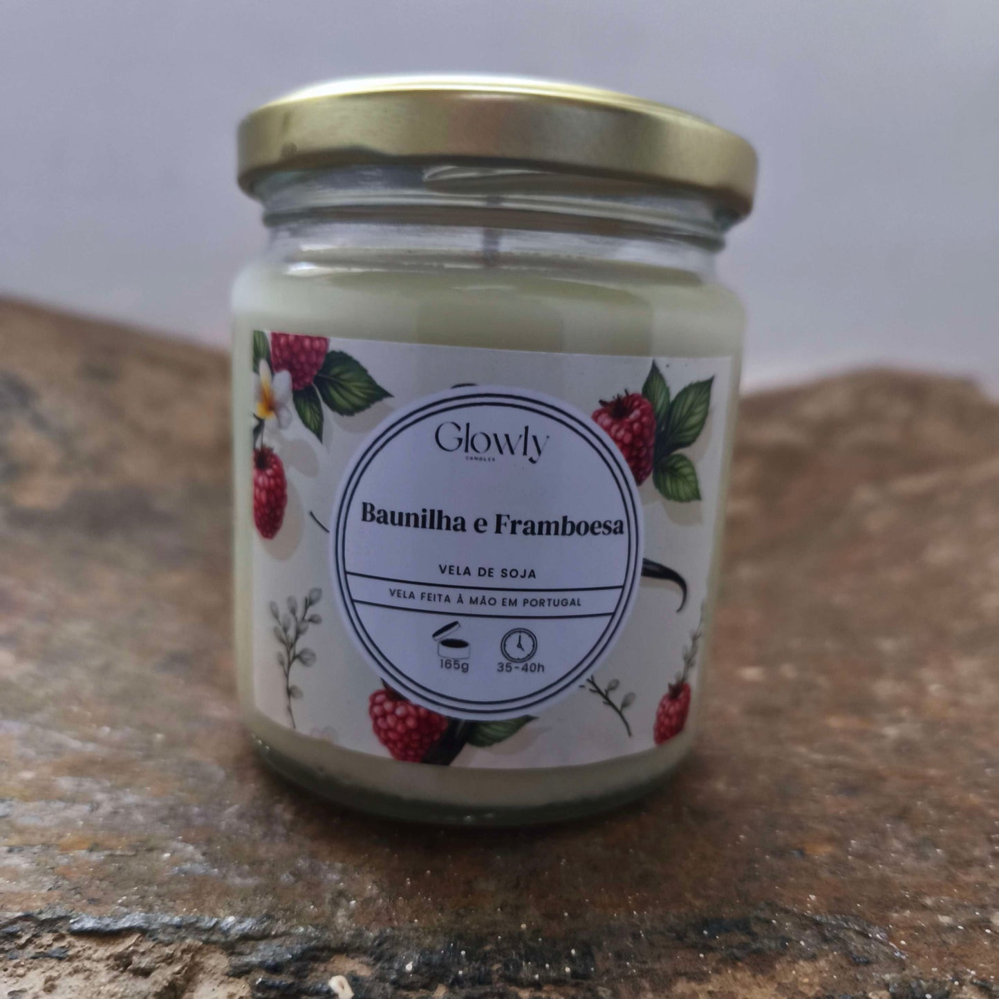 Vela de Baunilha e Framboesa