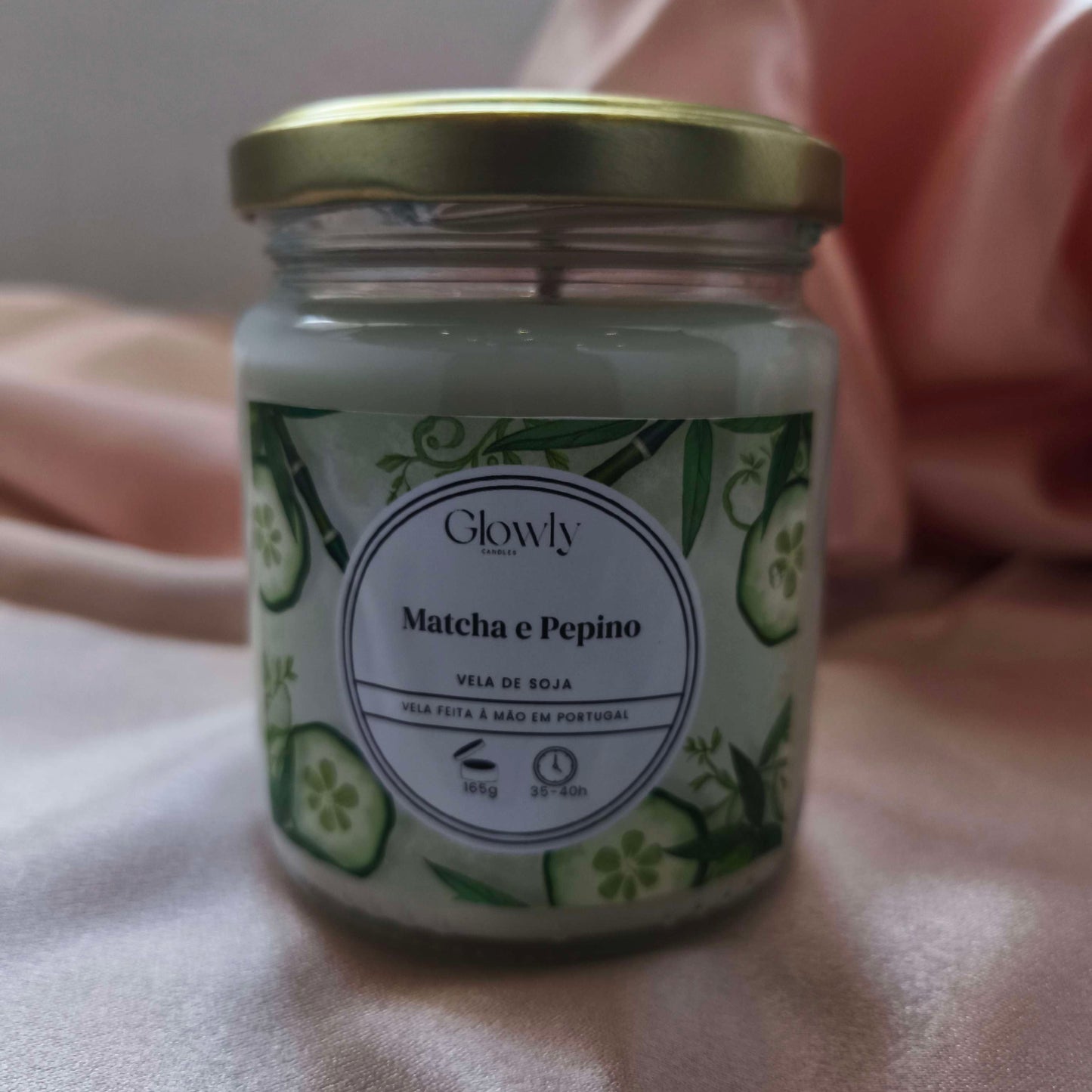 Vela de Matcha Pepino