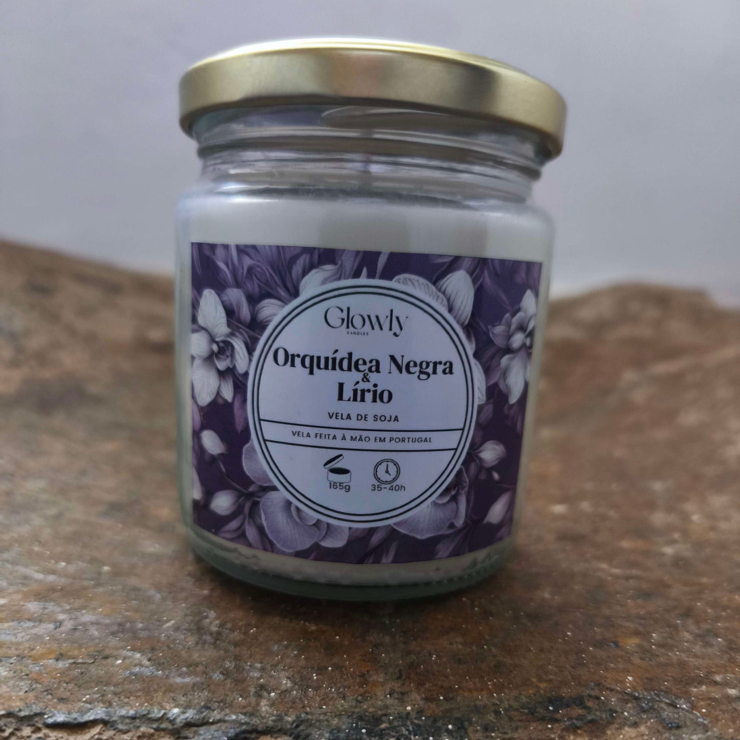 Vela de Orquidea e Lirio
