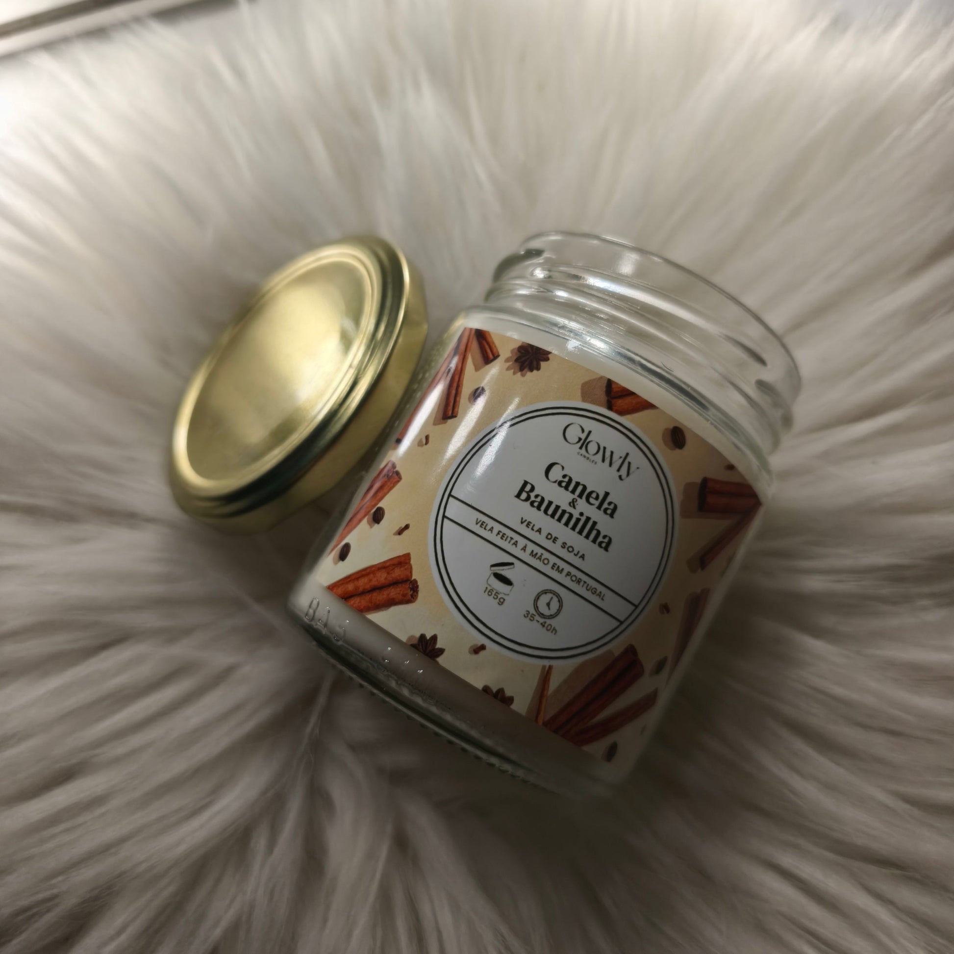 Vela aromatica Canela e Baunilha 1