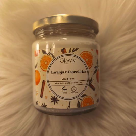 Vela Aromática Laranja e Especiarias 