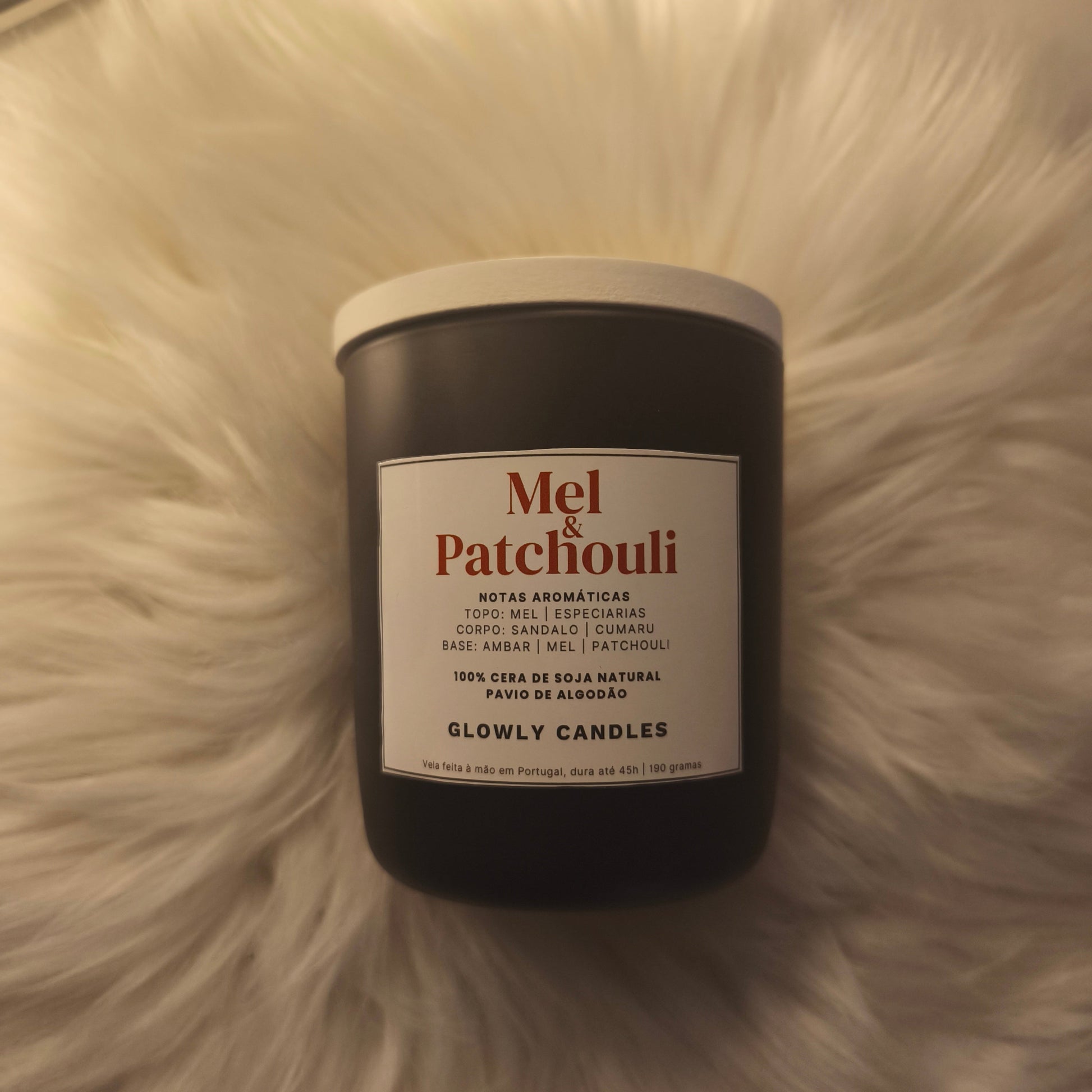 Vela Aromática Mel e Patchouli