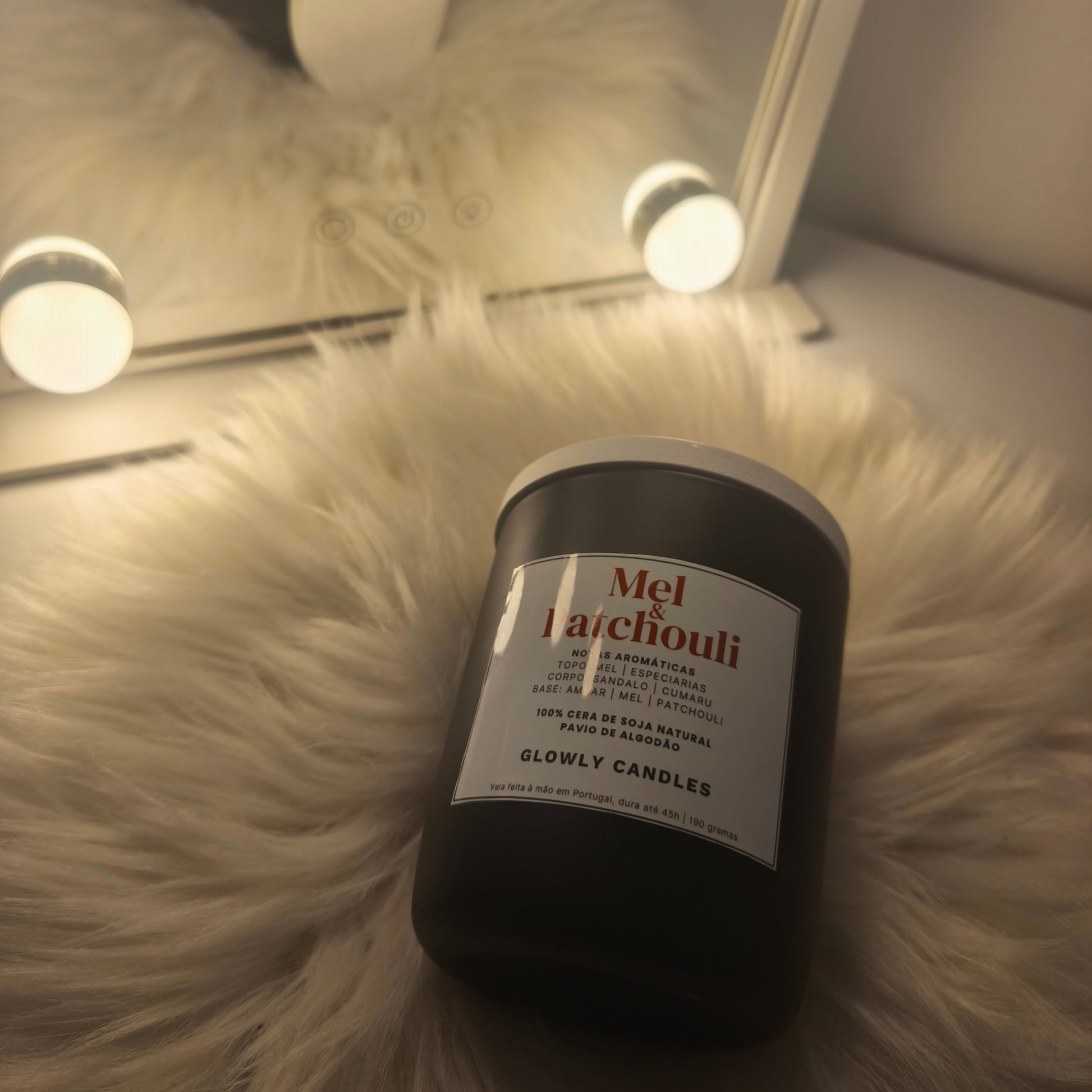 Vela Aromática Mel e Patchouli