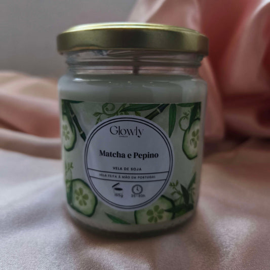 Vela de Matcha Pepino
