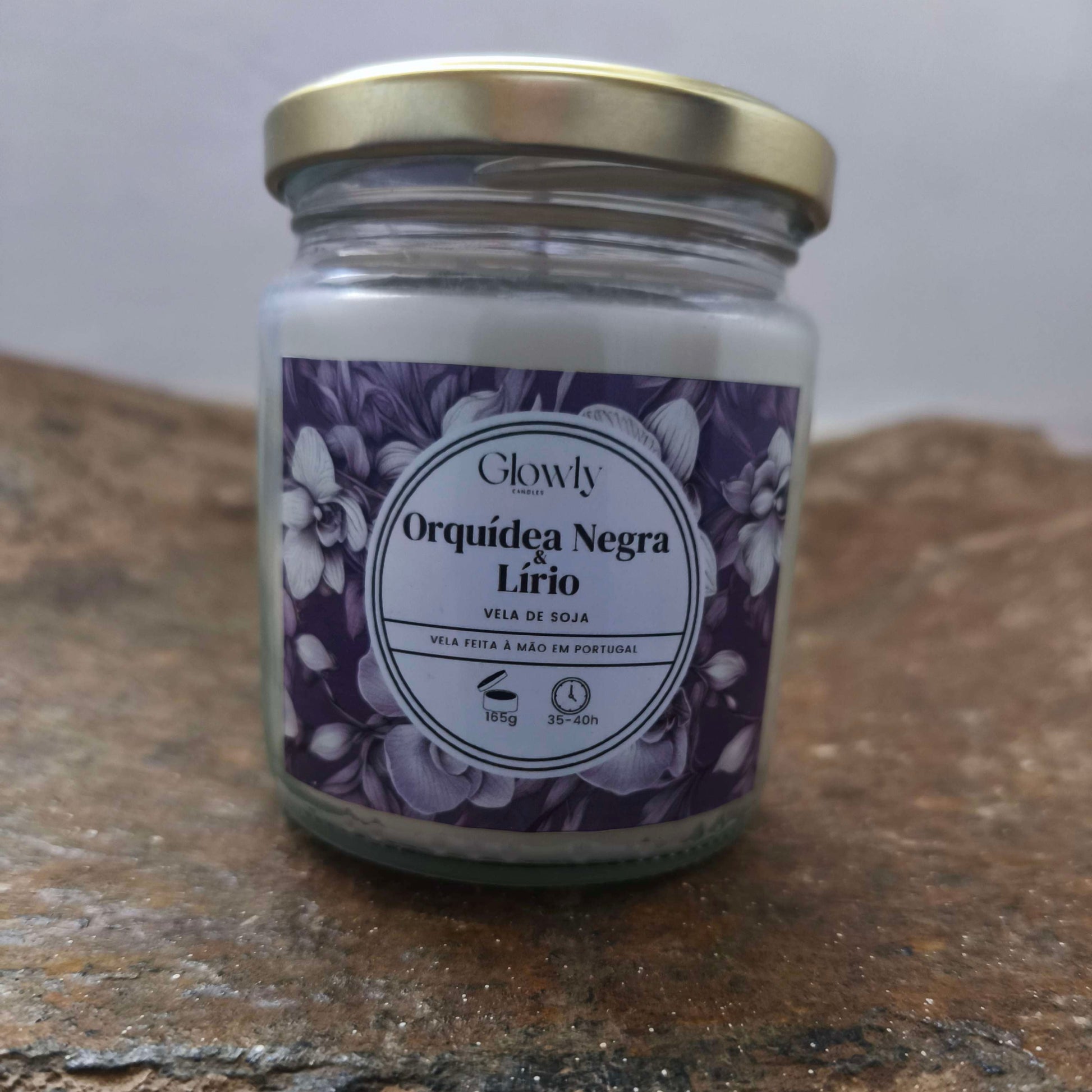 Vela de Orquidea e Lirio