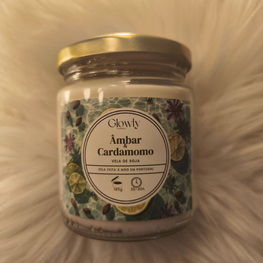 Vela Aromática Âmbar e Cardamomo
